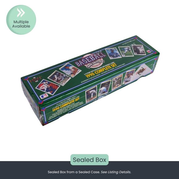 1990 Score Baseball – Complete Factory Sealed Set - Picture 1 of 4